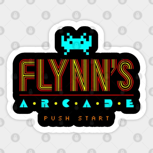 Flynn's Arcade Sticker by JCD666